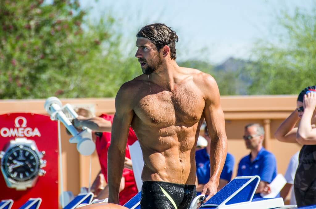 Michael Phelps Training