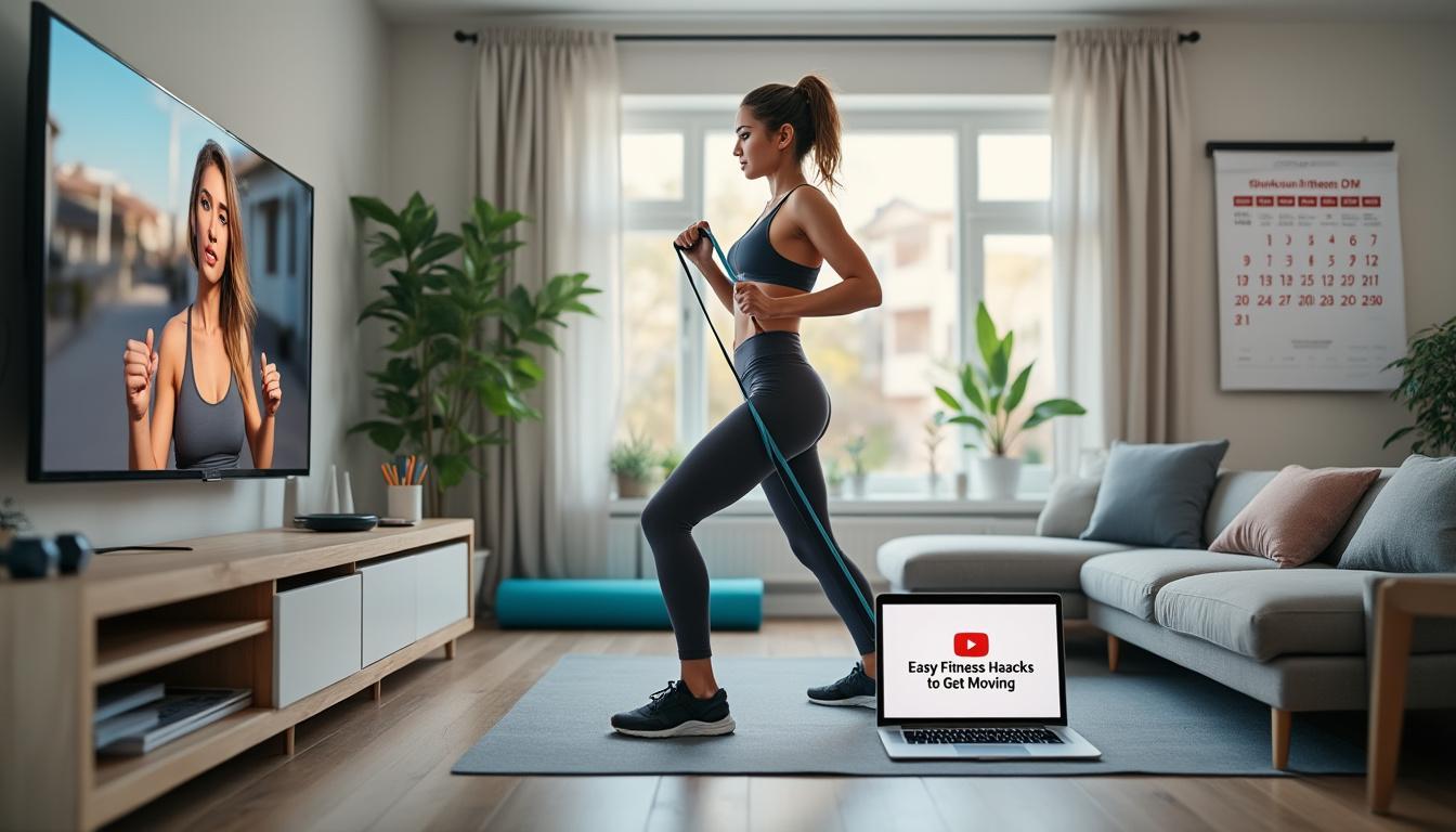 discover simple fitness hacks to stay active, including easy workouts you can do while watching tv. get moving at home—some tips are completely free and perfect for all fitness levels!