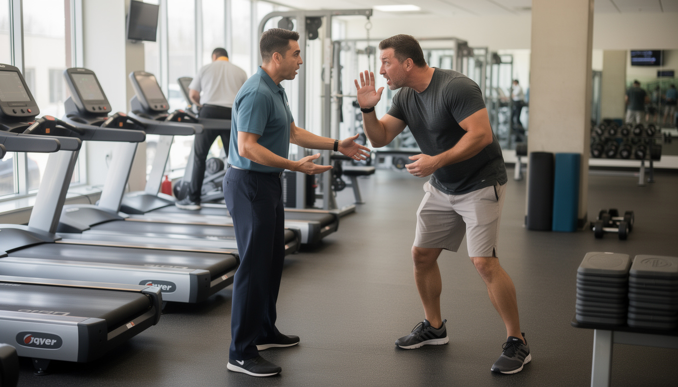 a philadelphia man assaults a planet fitness employee after being banned from the gym, highlighting safety concerns and the consequences of gym violations.